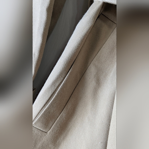 ASOS Classic Peplum Trench Open Wrap, Large Lapel, Gorgeous! Size 2 - Picture 3 of 6